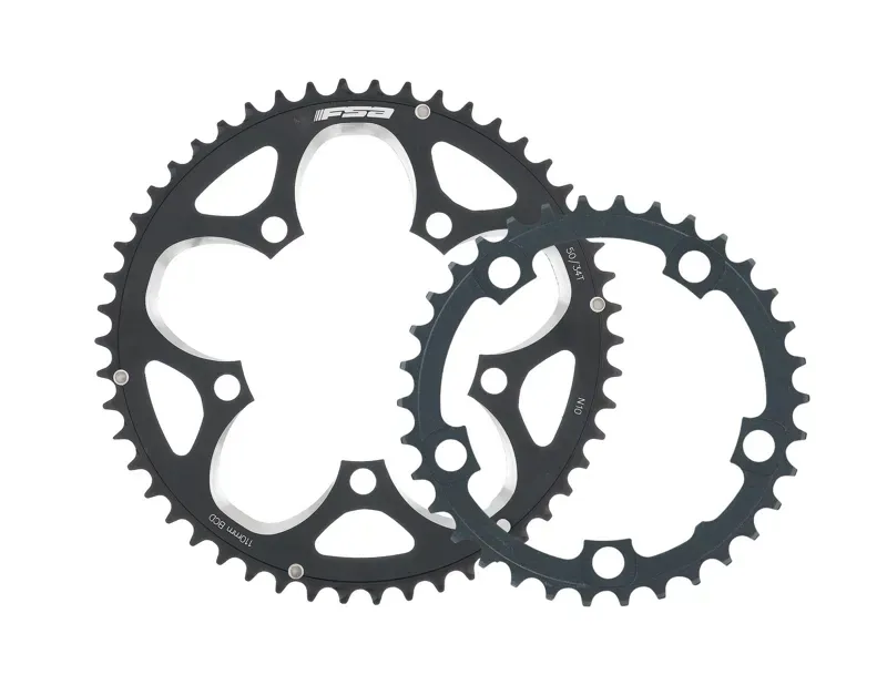 FSA Alloy Road 110BCD 2x11 Chainring Black 3