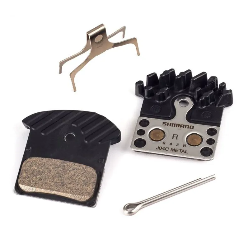 Shimano Metal Pad+spring J04C W/ Fin Black/ Silver