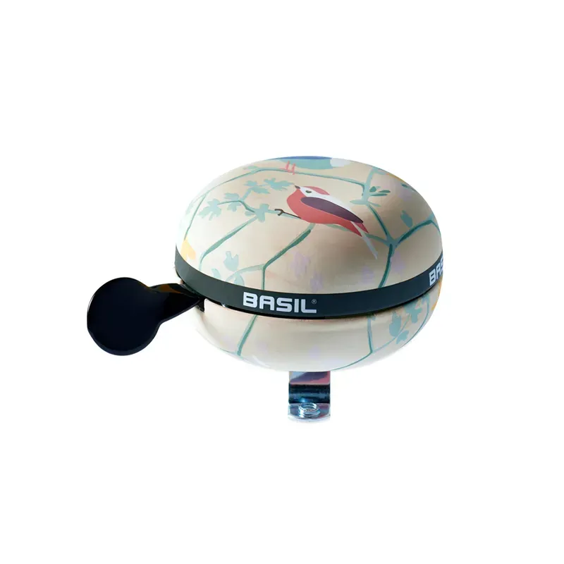 Basil Wanderlust Big 80mm Bicycle Bell in White