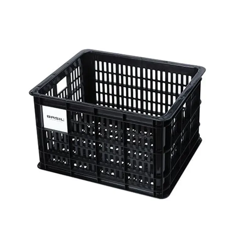 Basil Bicycle Crate M Basket in Black
