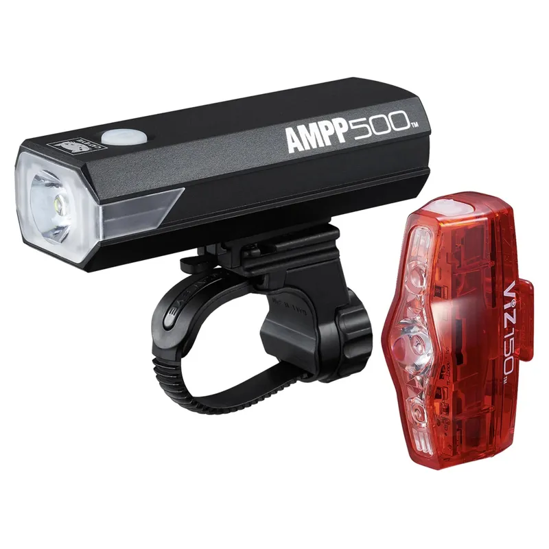 Cateye Ampp 500s / Viz 150 Bike Light Set