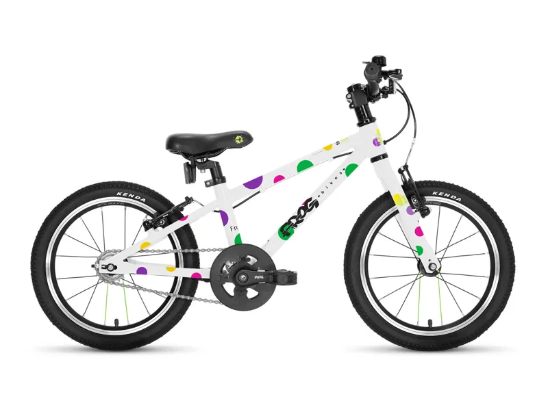 Frog 44 Hybrid Kids Bike in Spotty White
