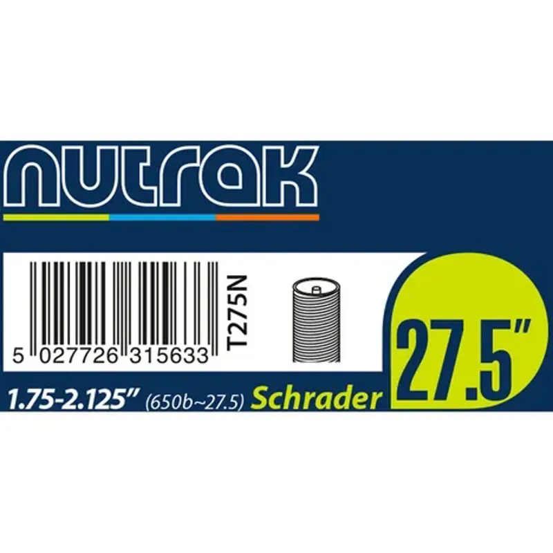 Nutrak Inner Tube 27.5 inch Schrader or Presta