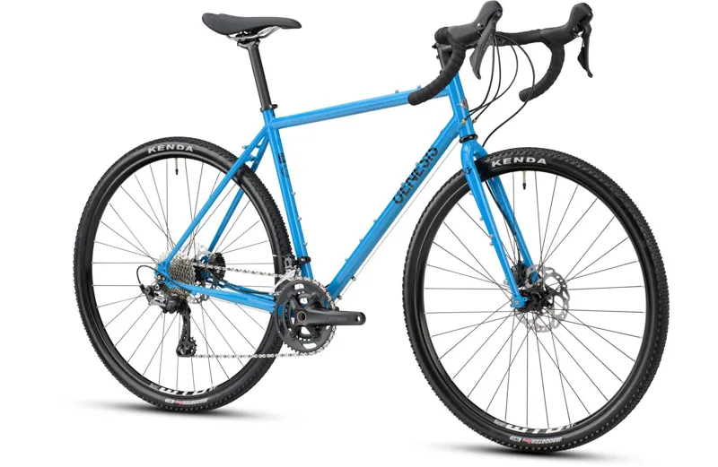 2021 Genesis Croix De Fer 40 Steel Gravel Bike in Blue-1