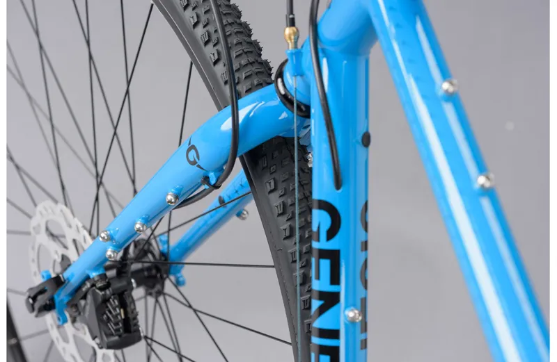 2021 Genesis Croix De Fer 40 Steel Gravel Bike in Blue-6