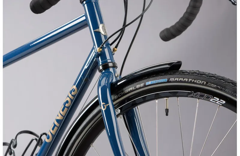 2021 Genesis Tour De Fer 10 Steel Touring Bike in Blue