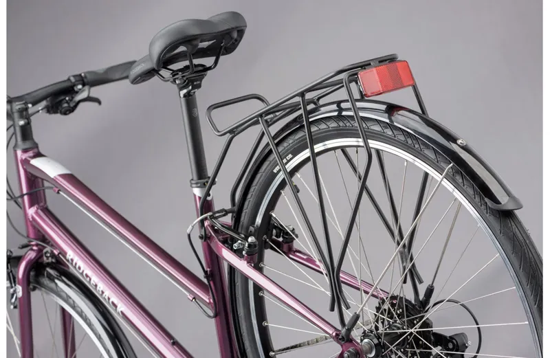 Ridgeback Speed Open Frame Hybrid Bike in Purple