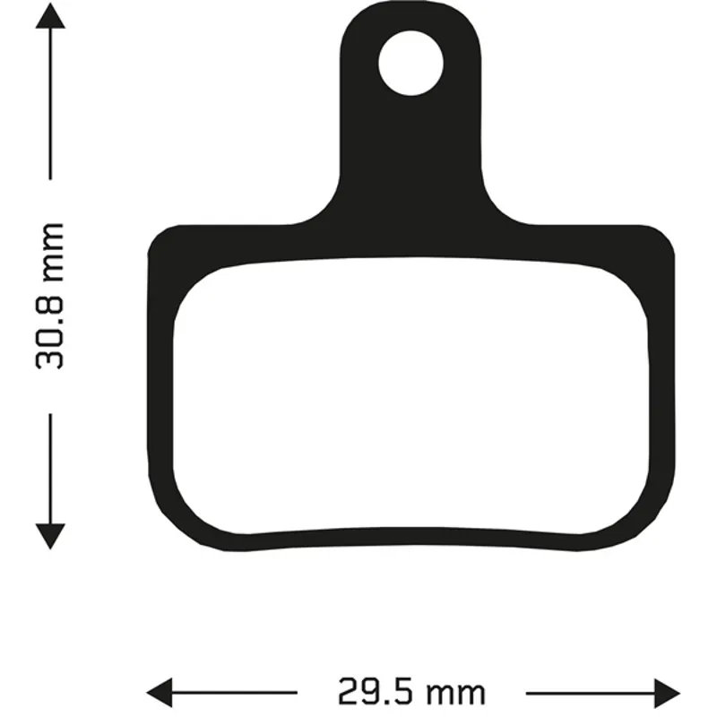 Aztec SRAM DB1/DB3 Organic Disc Brake Pads in Black