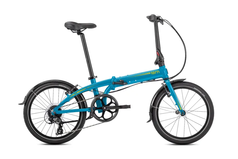 Tern Link C8 Folding Bike in Blue