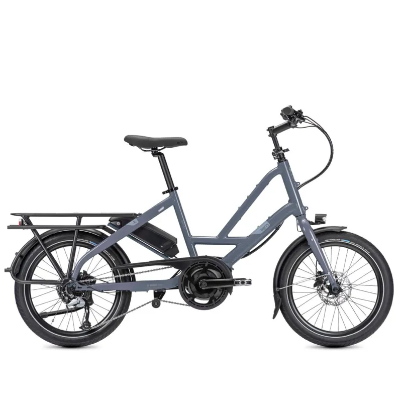 Tern Quick Haul D8 20in Active Plus eBike in Blue Grey
