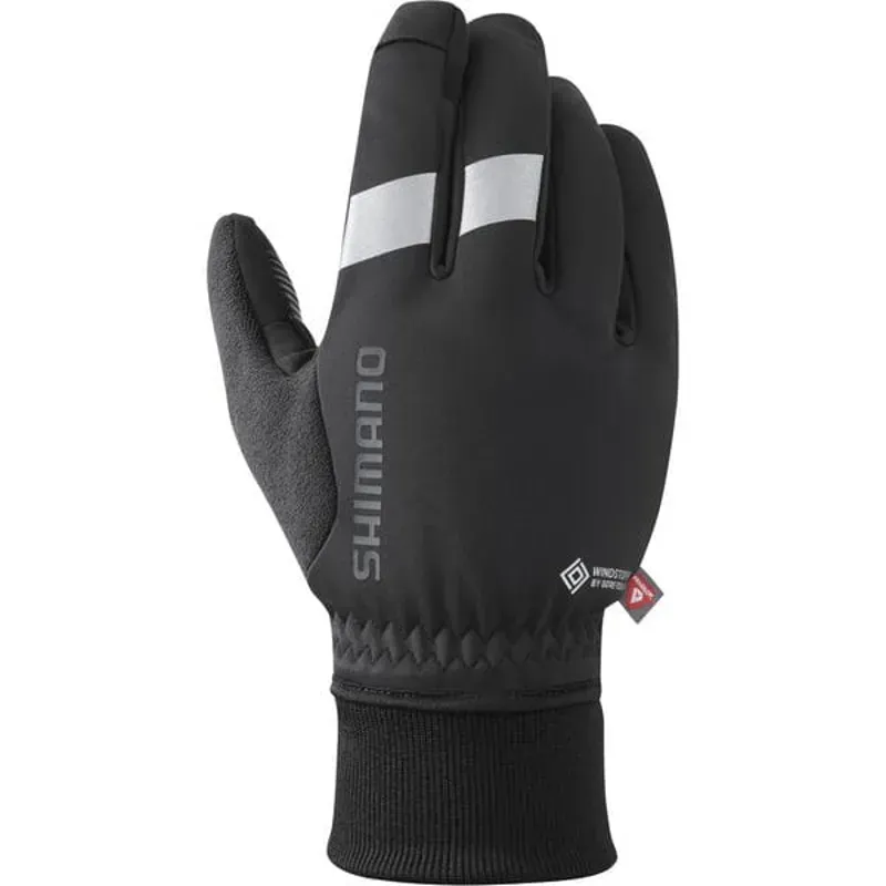 Shimano Windstopper Primaloft Gloves In Black