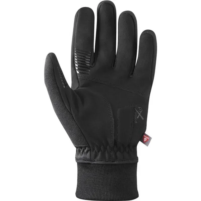 Shimano Windstopper Primaloft Gloves In Black-1
