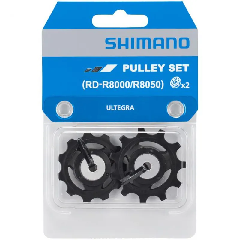 Shimano RDR8000 Pulley Set Black/ Silver